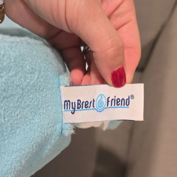 My Brest Friend Aqua Blue Nursing Pillow - Picture 2 of 16